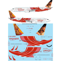 26decals 144-797 1/144 Air India Express Boeing 737-800 Vt-axg Laser Decal