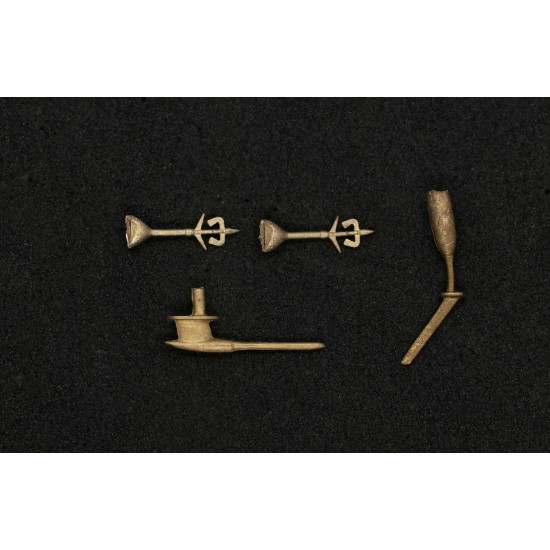 Mini World 7237b 1/72 Pitot Antennas For Mig-29 Fulcrum