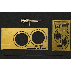 Mini World 7297a 1/72 Stripped Lewis Mk I Single Mg With A Shortened Radiator On The Scarff Ring