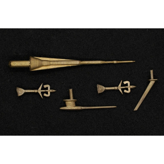 Mini World 4837a 1/72 Pitots Antennas For Mig-29 Fulcrum