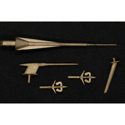 Mini World 3237a 1/72 Pitots Antennas For Mig-29 Fulcrum
