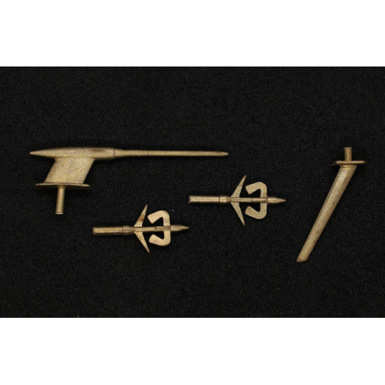 Mini World 3237b 1/72 Pitot Antennas For Mig-29 Fulcrum