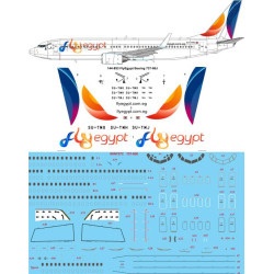 26decals 144-893 1/144 Fly Egypt Boeing 737-800 Laser Decal