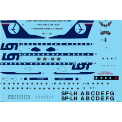 26decals 144-897 1/144 Lot Final Tupolev Tu-134a Laser Decal