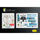 Kelik K32042 1/32 Mig-21 F-13 Export Version - Interior 3d Decals For Trumpeter Kit