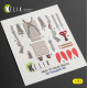 Kelik K32042 1/32 Mig-21 F-13 Export Version - Interior 3d Decals For Trumpeter Kit