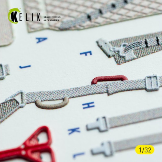 Kelik K32042 1/32 Mig-21 F-13 Export Version - Interior 3d Decals For Trumpeter Kit