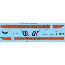 26decals 144-926 1/144 Air Uk Bia Hybrid Hp Herald Laser Decal