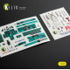 Kelik K32043 1/32 Mig-21 F-13 - Interior 3d Decals For Trumpeter Kit