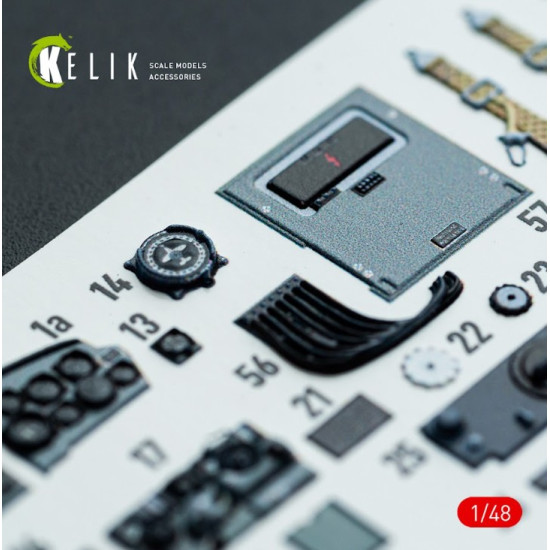 Kelik K48143 1/48 Do-217 N/J - Interior 3d Decals For Icm Kit