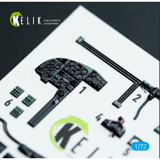 Kelik K72208 1/72 Mosquito Pr Xvi - Interior 3d Decals For Airfix Kit