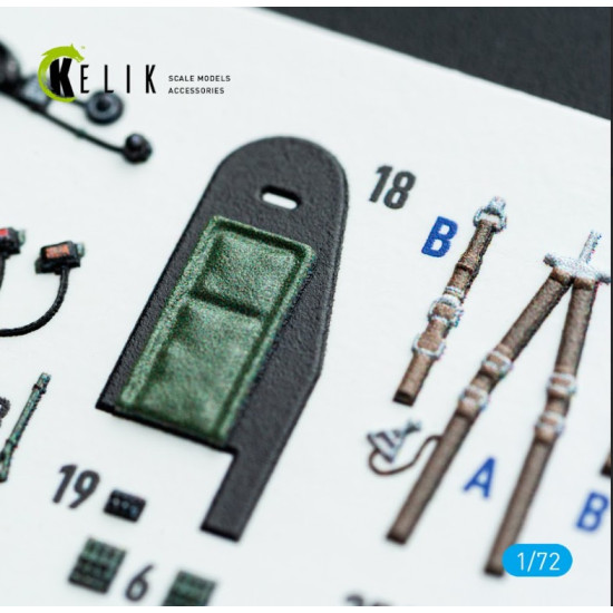 Kelik K72208 1/72 Mosquito Pr Xvi - Interior 3d Decals For Airfix Kit