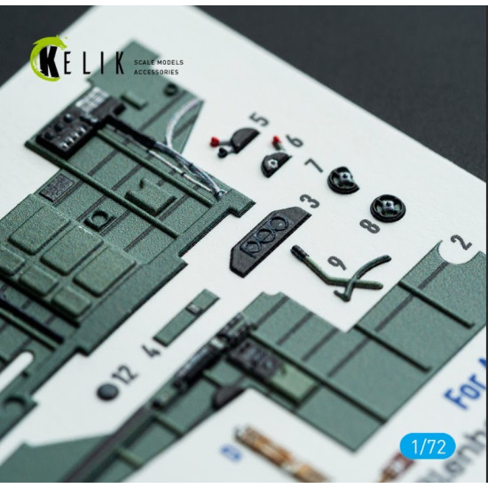 Kelik K72210 1/72 Bristol Blenheim Mk.iv - Interior 3d Decals For Airfix Kit
