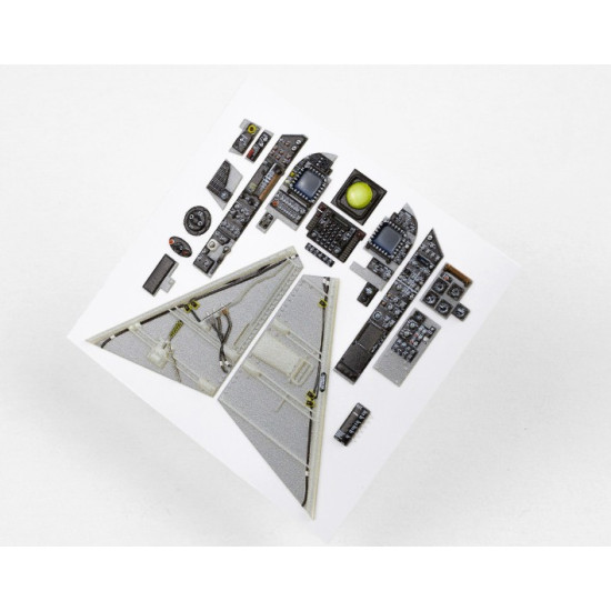 Red Fox Qs32131 1/32 Av-8b Harrier Ii Plus 3d Acrylic Instrument Panel