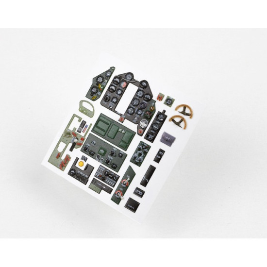 Red Fox Qs32145 1/32 Kawanishi N1k2-j Shidenkai 3d Acrylic Instrument Panel