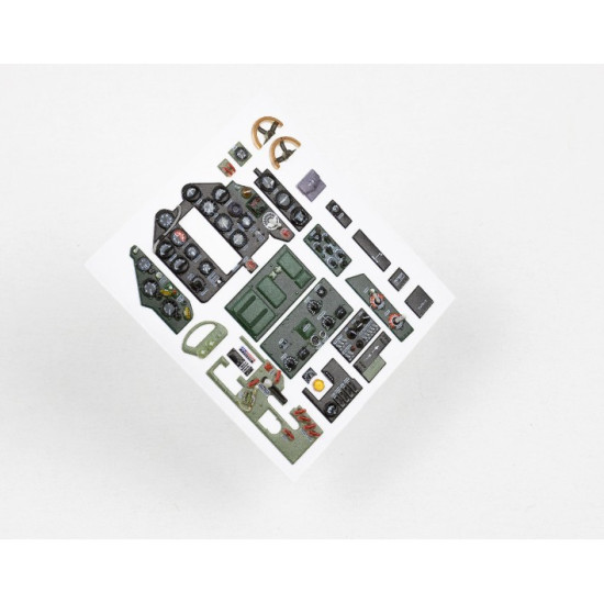 Red Fox Qs32145 1/32 Kawanishi N1k2-j Shidenkai 3d Acrylic Instrument Panel