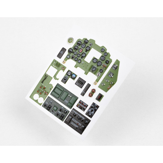 Red Fox Qs32149 1/32 Mitsubishi J2m3 Raiden Type 21 3d Acrylic Instrument Panel