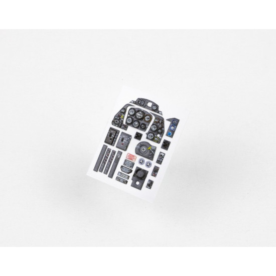 Red Fox Qs32182 1/32 Messerschmitt Bf 109k-4 3d Acrylic Instrument Panel