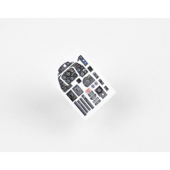 Red Fox Qs32182 1/32 Messerschmitt Bf 109k-4 3d Acrylic Instrument Panel