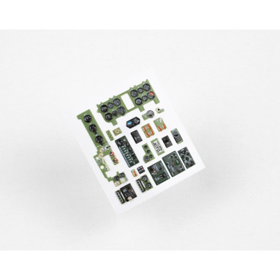 Red Fox Qs35035 1/35 Mitsubishi A6m2 Zero Type 21 3d Acrylic Instrument Panel