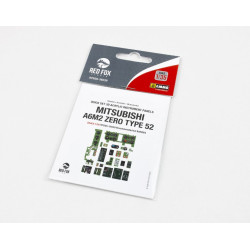 Red Fox Qs35039 1/35 Mitsubishi A6m2 Zero Type 52 3d Acrylic Instrument Panel