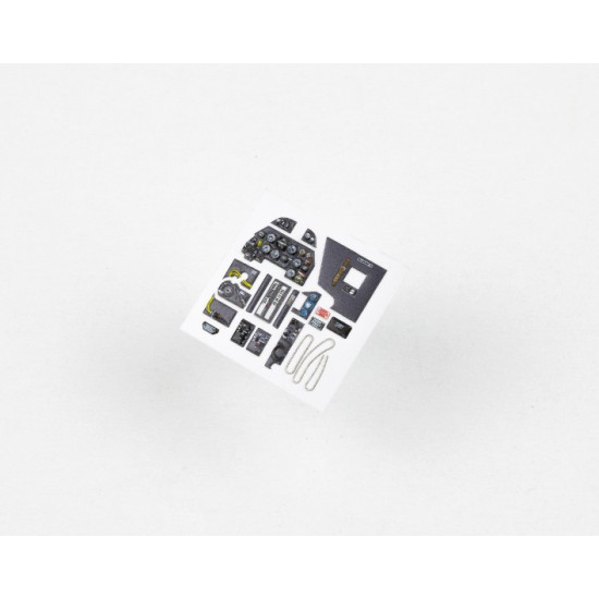 Red Fox Qs48023 1/48 Messerschmitt Bf 109k-4 3d Acrylic Instrument Panel