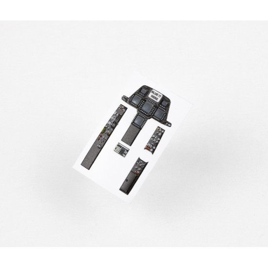 Red Fox Qs48101 1/48 Lockheed Martin F-22a Raptor 3d Acrylic Instrument Panel