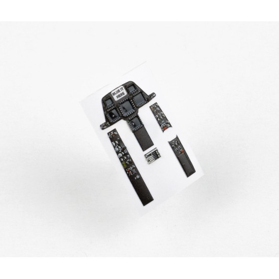 Red Fox Qs48101 1/48 Lockheed Martin F-22a Raptor 3d Acrylic Instrument Panel