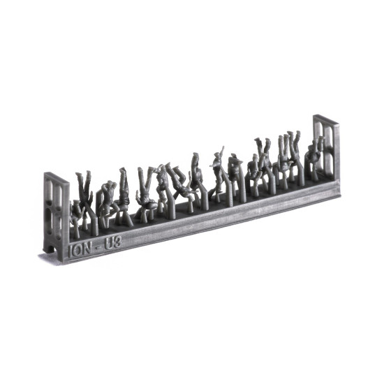 Ion Models U200-001 1/200 Us Navy Chilling On Deck 3d Printed Resin 74 Figures