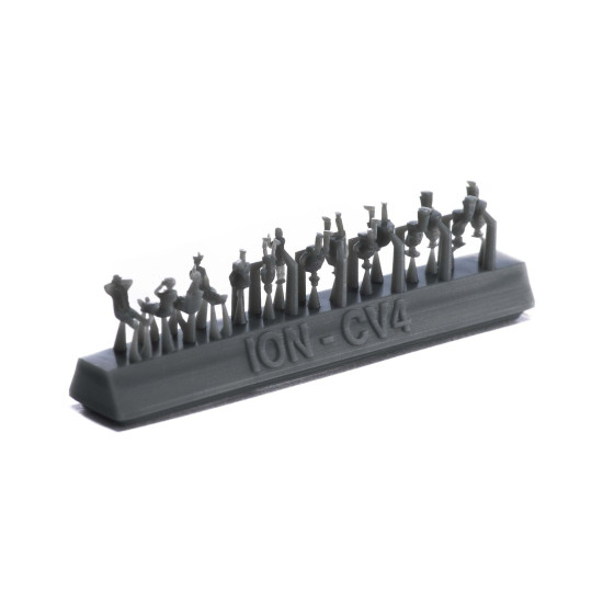 Ion Models Cv350-001 1/350 20th Century Civilians 3d Printed Resin 76 Figures