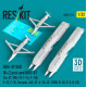 Reskit Rs32-0516 1/32 Gbu-39 Sdb 8 Pcs And Bru-61 2 Pcs Su-27 Mig-29 F-16 F-15e F-22 F-35 Tornado Jas-39 A-10 Ac-130w B-1b B-2 B-52 3d Printed