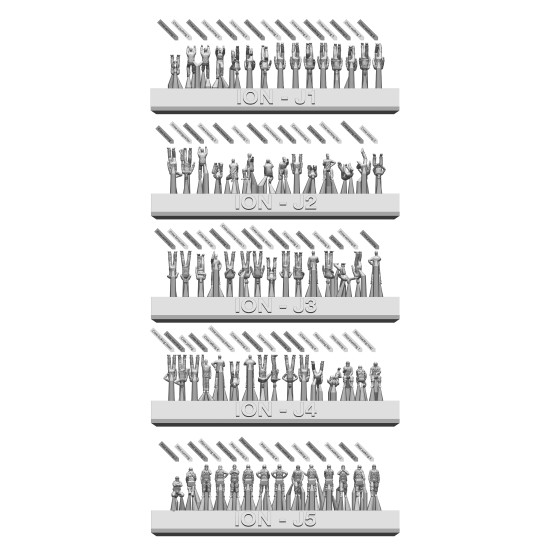 Ion Models J350-002 1/350 Imperial Japanese Navy Carrier Personel And Pilots 72 Figures