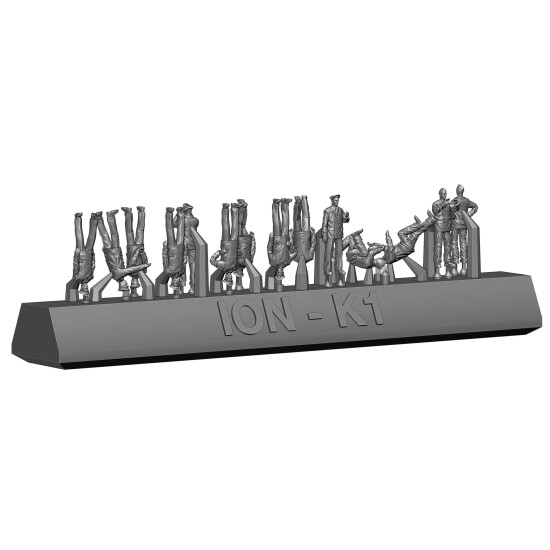 Ion Models K350-002 1/350 Kriegsmarine On Duty 3d Printed Resin 72 Figures