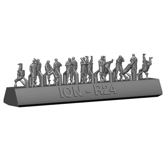 Ion Models R350-002 1/350 Royal Navy Rough Weather 3d Printed Resin 72 Figures