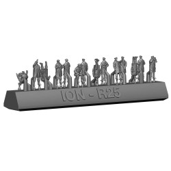 Ion Models R350-002 1/350 Royal Navy Rough Weather 3d Printed Resin 72 Figures