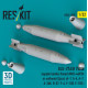 Reskit Rs32-0580 1/32 Blu-27a/B 750lb Napalm Bombs Finned Mxu-469/B Or Unfinned 2 Pcs A-1 A-4 A-7 A-26k B-57 F-4 F-100 F-105 3d Printed