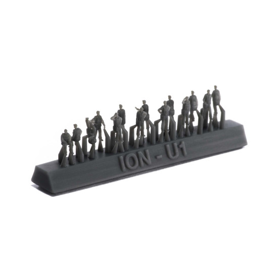 Ion Models U350-002 1/350 Us Navy Carrier Personel And Pilots 3d Printed Resin 72 Figures