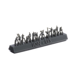 Ion Models U350-002 1/350 Us Navy Carrier Personel And Pilots 3d Printed Resin 72 Figures