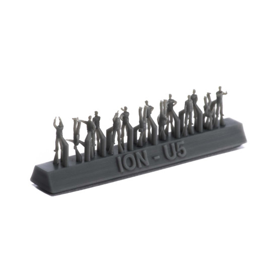 Ion Models U350-002 1/350 Us Navy Carrier Personel And Pilots 3d Printed Resin 72 Figures