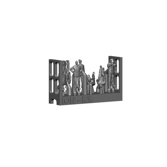 Ion Models K144-002 1/144 Kriegsmarine On Duty 3d Printed Resin 36 Figures