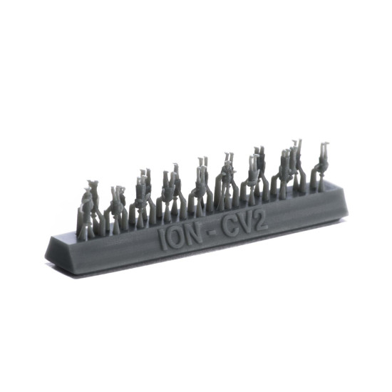 Ion Models Cv400-001 1/400 20th Century Civilians 3d Printed Resin 85 Figures