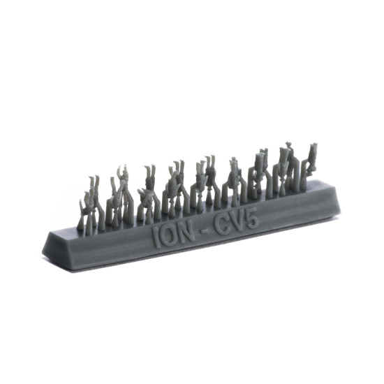 Ion Models Cv400-001 1/400 20th Century Civilians 3d Printed Resin 85 Figures