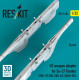 Reskit Rs32-0604 1/32 Us Weapon Adapter For Su-27 Flanker 2 Pcs Gbu-39 Sdb Gbu-62 Jdam-er 3d Printed