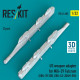 Reskit Rs32-0605 1/32 Us Weapon Adapter For Mig-29 Fulcrum 2pcs Gbu-39 Sdb Gbu-62 Jdam-er 3d Printed