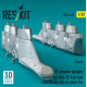 Reskit Rs32-0605 1/32 Us Weapon Adapter For Mig-29 Fulcrum 2pcs Gbu-39 Sdb Gbu-62 Jdam-er 3d Printed