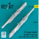 Reskit Rs32-0605 1/32 Us Weapon Adapter For Mig-29 Fulcrum 2pcs Gbu-39 Sdb Gbu-62 Jdam-er 3d Printed