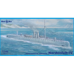 Mikro Mir 144-041 1/144 Nordenfelt Iv Steam-powered Submarine Plastic Model Kit