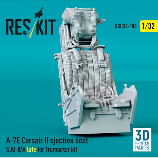Reskit Rsu32-0186 1/32 A-7e Corsair Ii Ejection Seat Sju-8/A Late For Trumpeter Kit 3d Printed