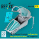 Reskit Rsu32-0188 1/32 A-7e Corsair Ii Early Cockpit Basic Edition With 3d Decals For Trumpeter Kit 3d Printed