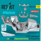 Reskit Rsu32-0228 1/32 F-35c Lightning Ii Late Cockpit Hyperdetailed Edition For Trumpeter Kit 3d Printed